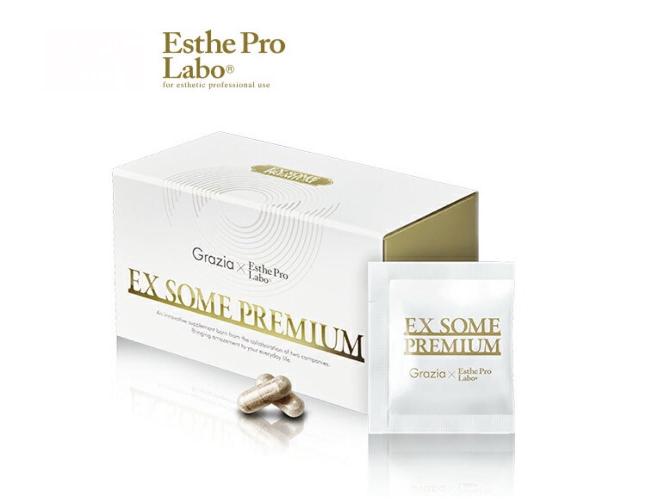 Добавка для внутренней красоты с экзосомами и стволовыми клетками -Esthe Pro Labo EX SOME Premium