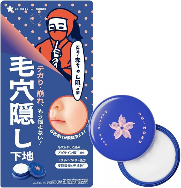 Прозрачная база для маскировки пор и контроля блеска - NEOLINK SHINOBU Makeup Base Clear, 9 г