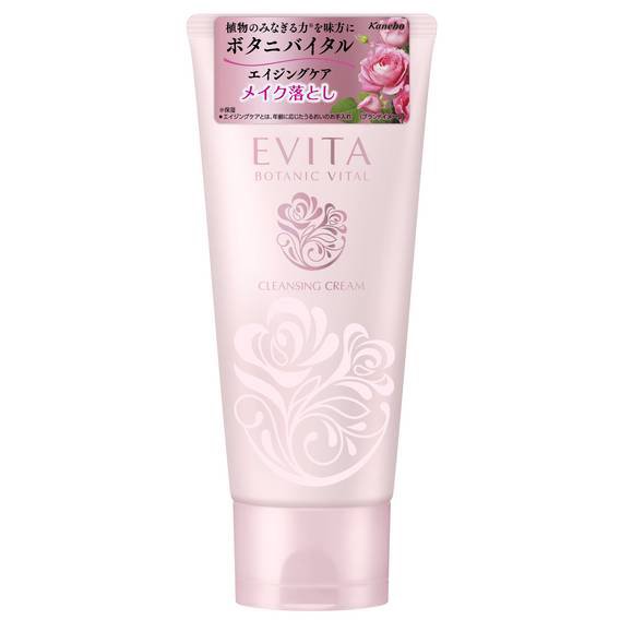 Kanebo Evita Botanic Vital Cleansing Cream увлажняющая крем-пенка для снятия макияжа,120g