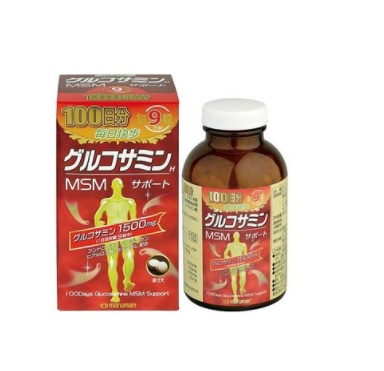 Комплекс для здоровья суставов и костей Maruman Glucosamine + MSM на 100 дней
