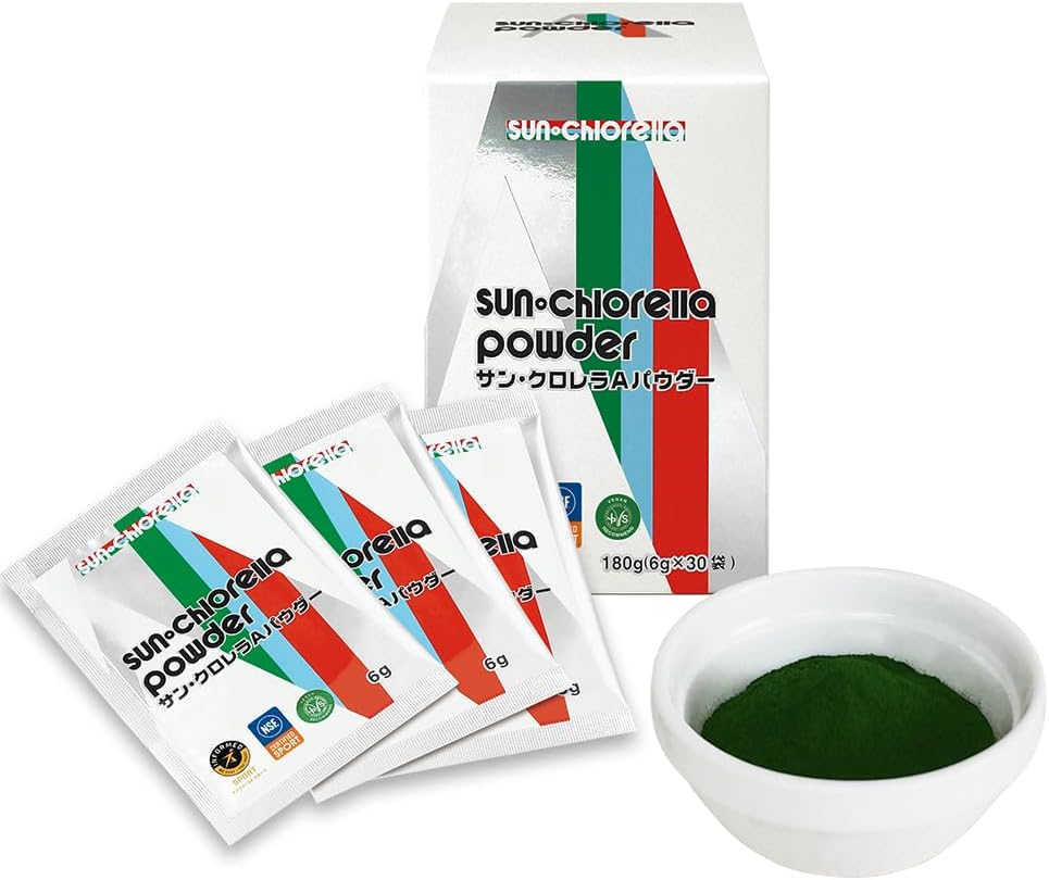 Японский порошок хлореллы Sun Chlorella A на 30 дней