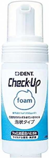Пенная зубная паста с фтором для защиты от кариеса – Lion Check-Up Foam, 100 мл.