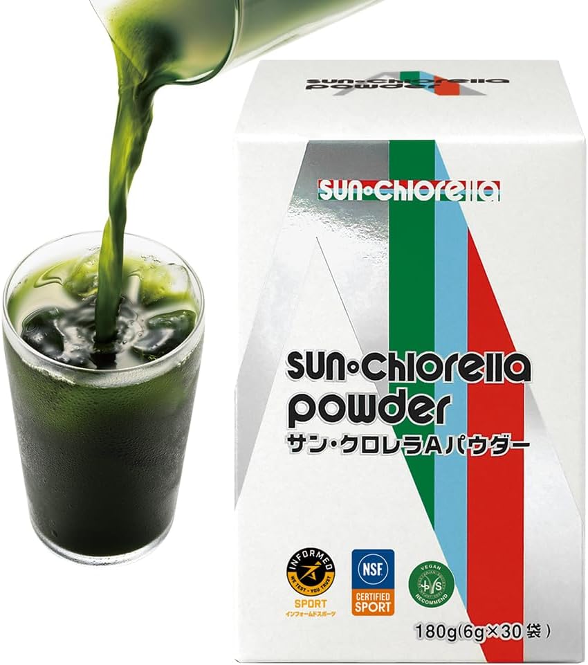 Японский порошок хлореллы Sun Chlorella A на 30 дней