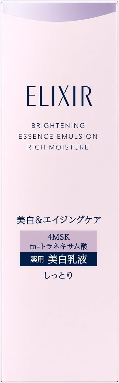 Осветляющая антивозрастная эмульсия для лица Shiseido Elixir Brightening Emulsion Rich Moisture, 130