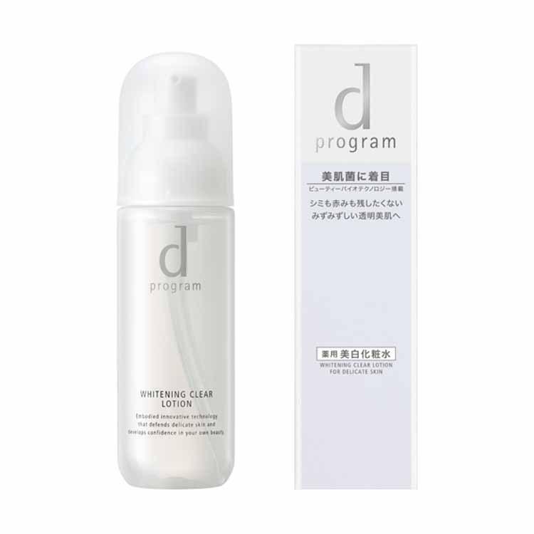 Лосьон против покраснений, розацеа и воспалений Shiseido d Program Whitening Clear Lotion,125ml