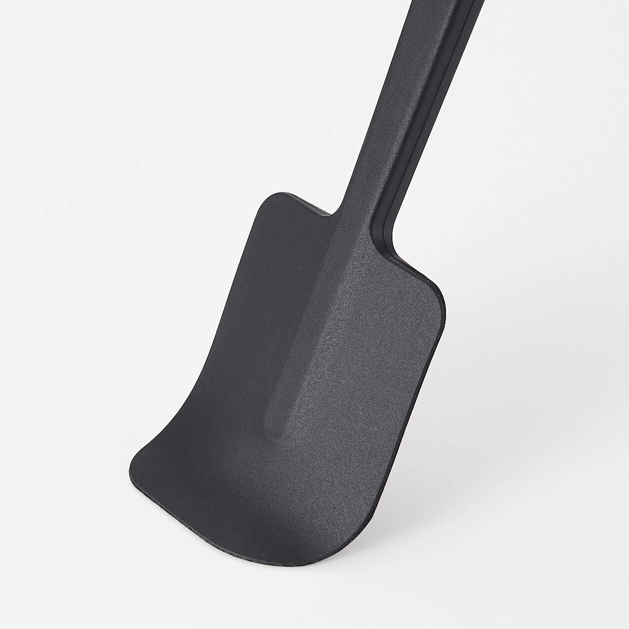 Силиконовая лопатка MUJI, 26 см, черная