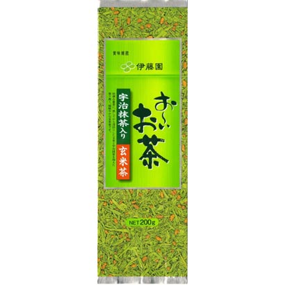 Itoen Green Tea Genmaicha Roasted Rice Matcha зеленый чай генмайтча с обжаренным рисом, 100г