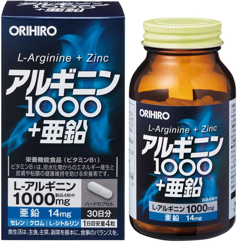 АРГИНИН 1000 + ЦИНК L-ARGININE 1000 + ZINC ORIHIRO