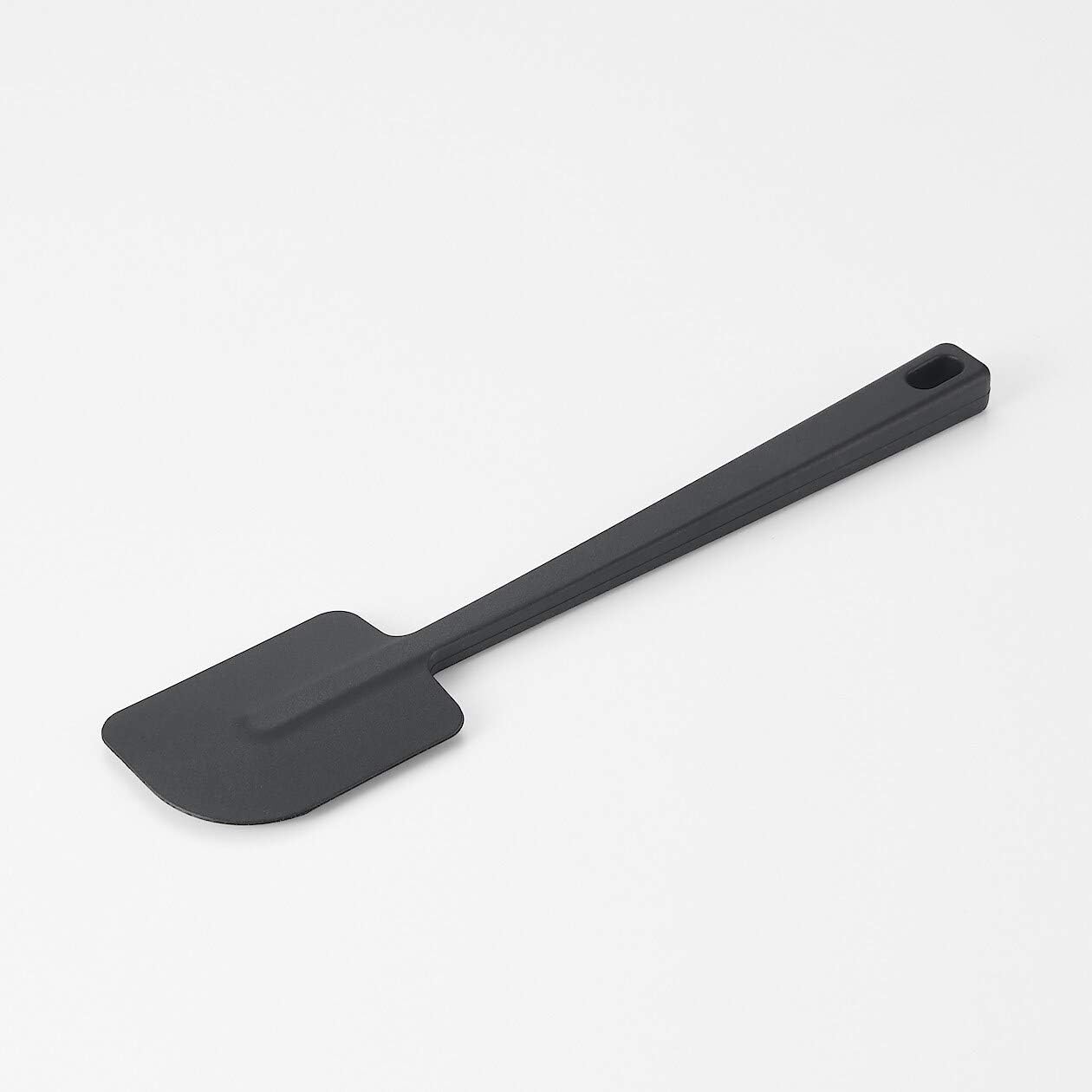 Силиконовая лопатка MUJI, 26 см, черная