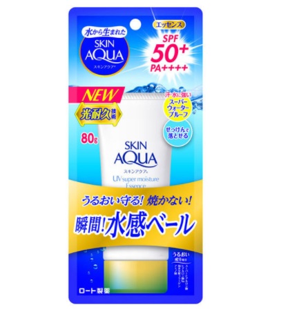 Солнцезащитное увлажняющее молочко для лица и тела Skin Aqua UV Super Moisture Essence SPF 50+ PA+++
