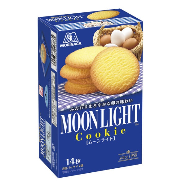 Песочное печенье Morinaga Moon Light Cookies,14шт