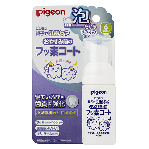 Pigeon Спрей-пенка для защиты от кариеса со фтором и ксилитолом для малышей с 6-ти месяцев