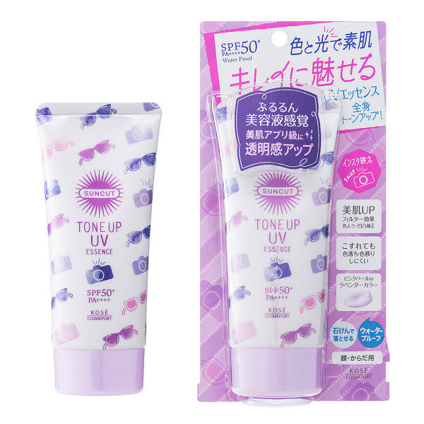 KOSE SUNCUT Tone Up UV Essence — санскрин SPF50+ PA++++,80g