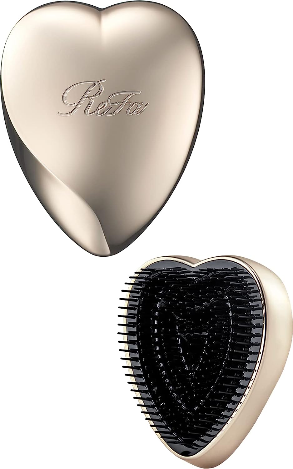 Щетка для распутывания и полировки волос ReFa heart brush.